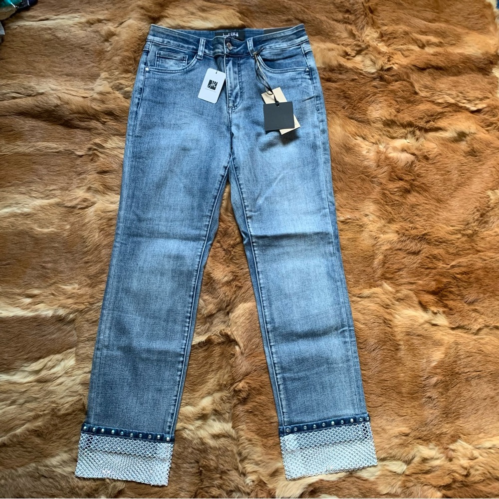 Joseph Ribkoff pantacourt ajusté slim crop jeans size 6 - Picture 1 of 10